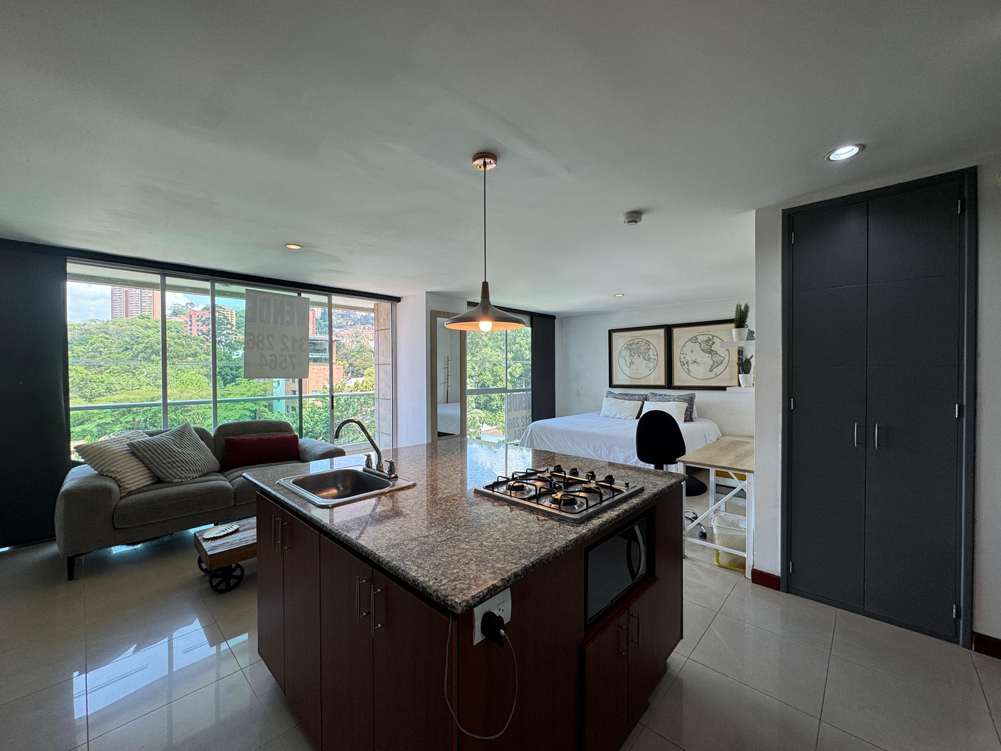 🔥🏙️ ARRIENDO APARTAESTUDIO  – EL POBLADO MEDELLIN CON PARQUEADERO🔥
