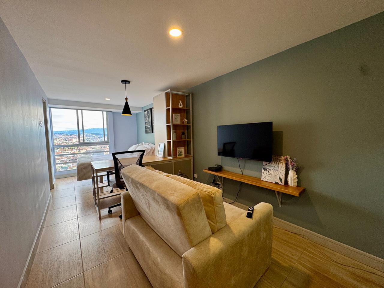 🏢 APARTAESTUDIO EN VENTA EN EL CENTRO | PISO 30 + TOTALMENTE AMOBLADO Y DOTADO 🌆